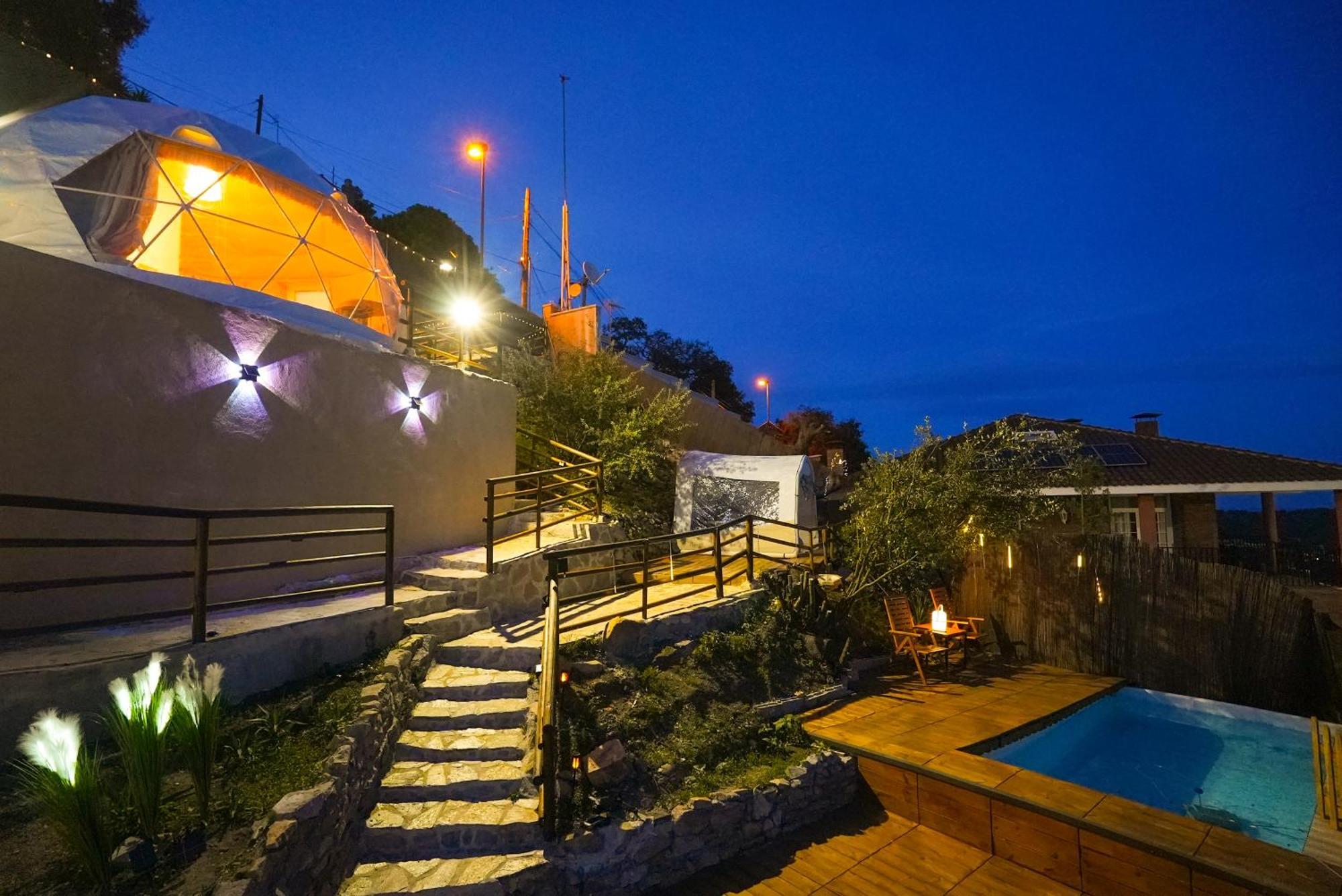 Aaa View Private Terrace Outdoor Heated Hot Tub Family Fun Villa Badalona Luaran gambar